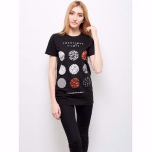 HOTCIAL Twentyone Pilots Blurryface T-shirt Black Jrs Small
